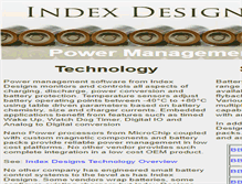 Tablet Screenshot of indexdesigns.com